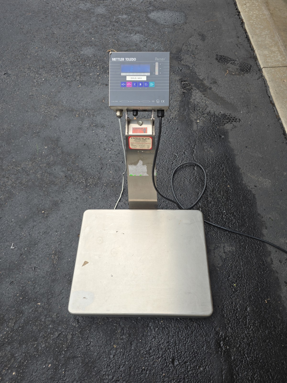 Mettler Toledo Panther PTPN 1000 Terminal w/ GB150P000 150kg/300lb 20″x16″ Scale