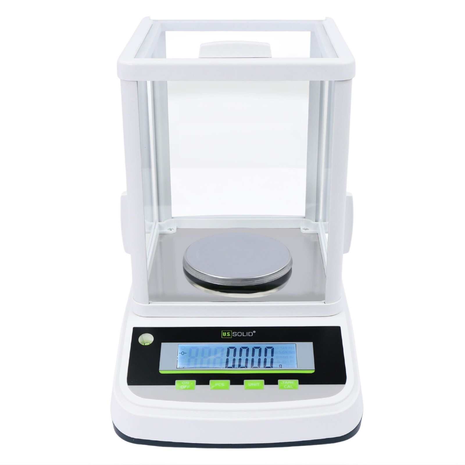 0.001g Analytical Balance Lab Scale 2 LCD Screens RS232 USB Port 100g-500g