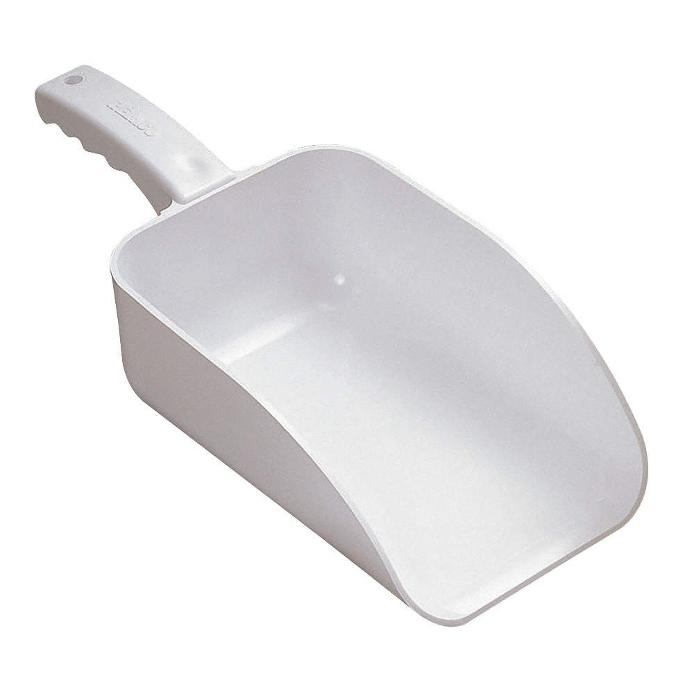 REMCO 65005 Hand Scoop,15.1 in L,White 3UE74