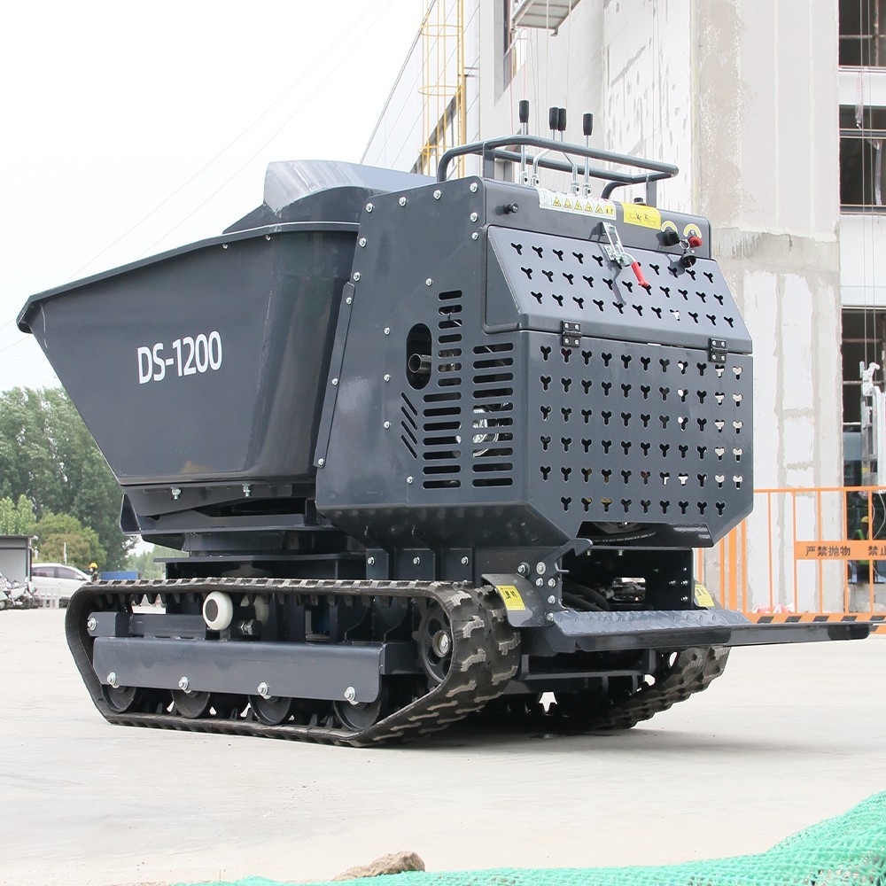 Mini Tracked Dumper 1200kg Load 13.5HP Briggs & Stratton Hydraulic Tipping