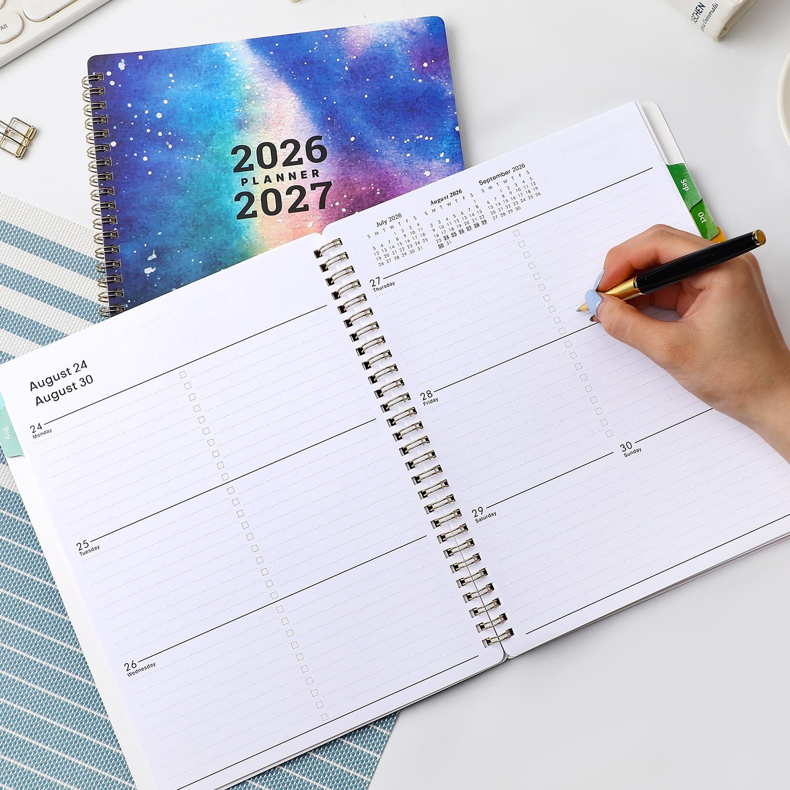 Planner 2026-2027 – Academic 136 pages, 8 X 10 inches, Colorful