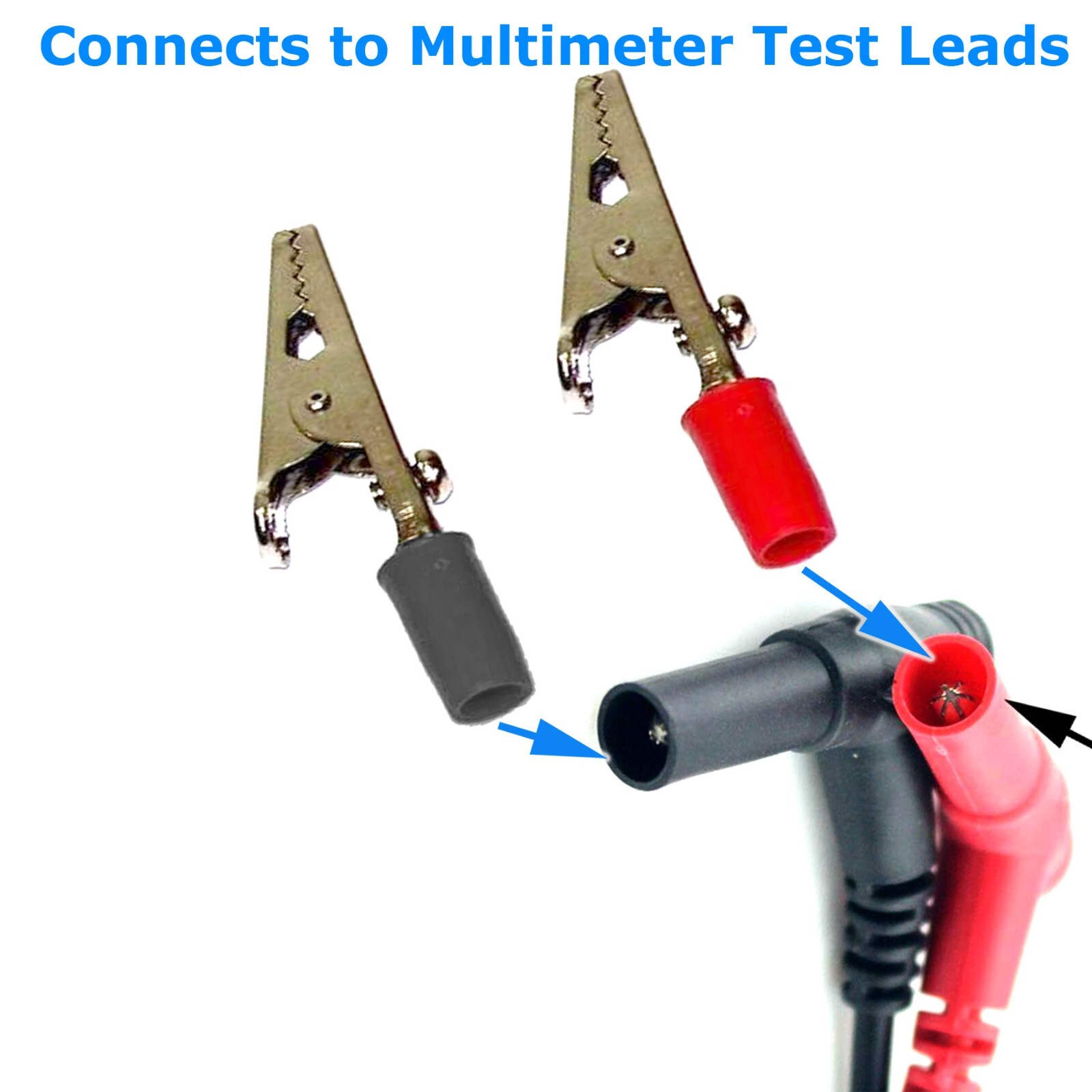 Multimeter Test Leads for Fluke Meter Electrical Alligator Clip Probes 1000V 20A