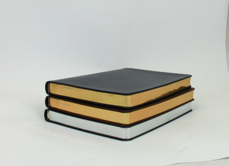 Graphic Image 9″ Journal Notebook Leather Soft Cover 224 LINED Pages Black
