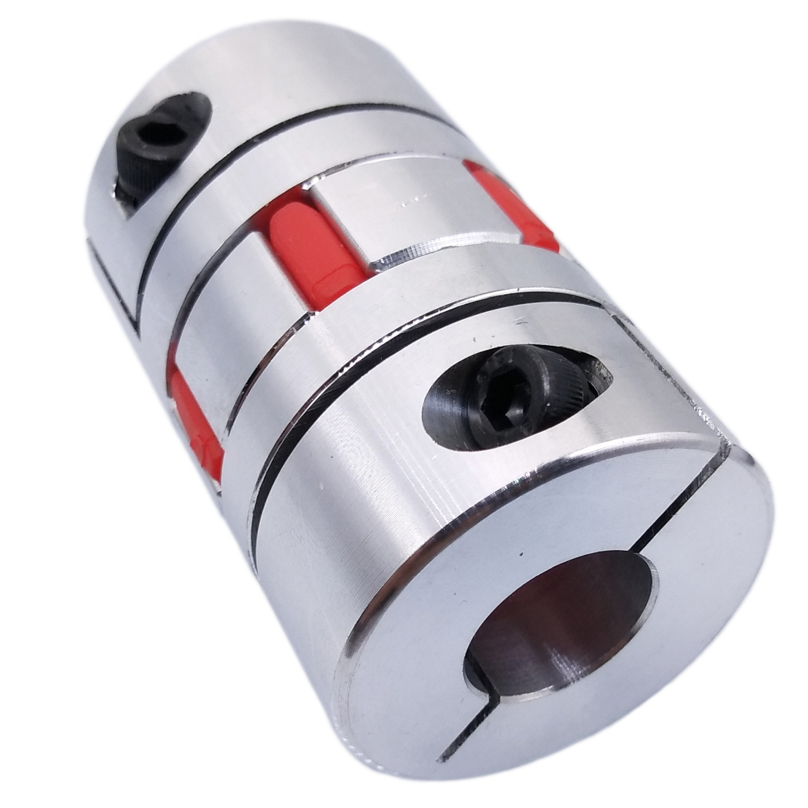 16mm x 17mm CNC Flexible Plum Coupling Shaft Coupler Connect D40 L65
