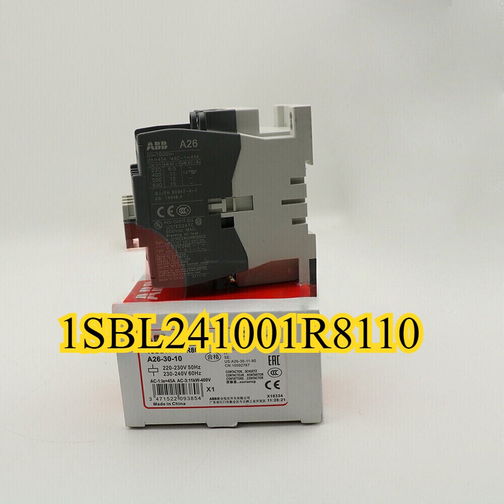 New A26-30-10 ABB AC contactors AC24V、110V、200V、220-230V US Free TAX