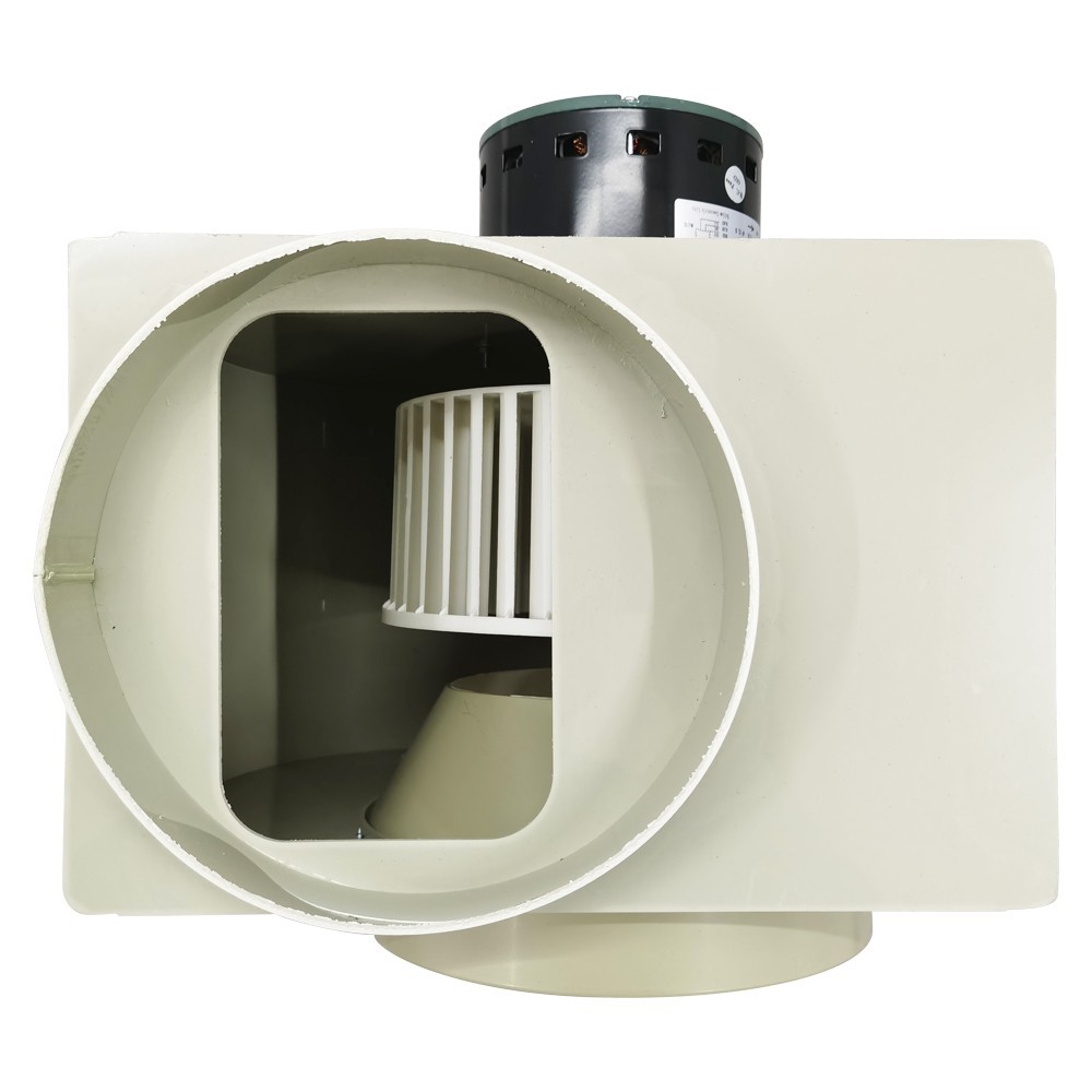 110V 60HZ Laboratory PP Centrifugal Blower Fan Anti-corrosion Fume Hood 300W