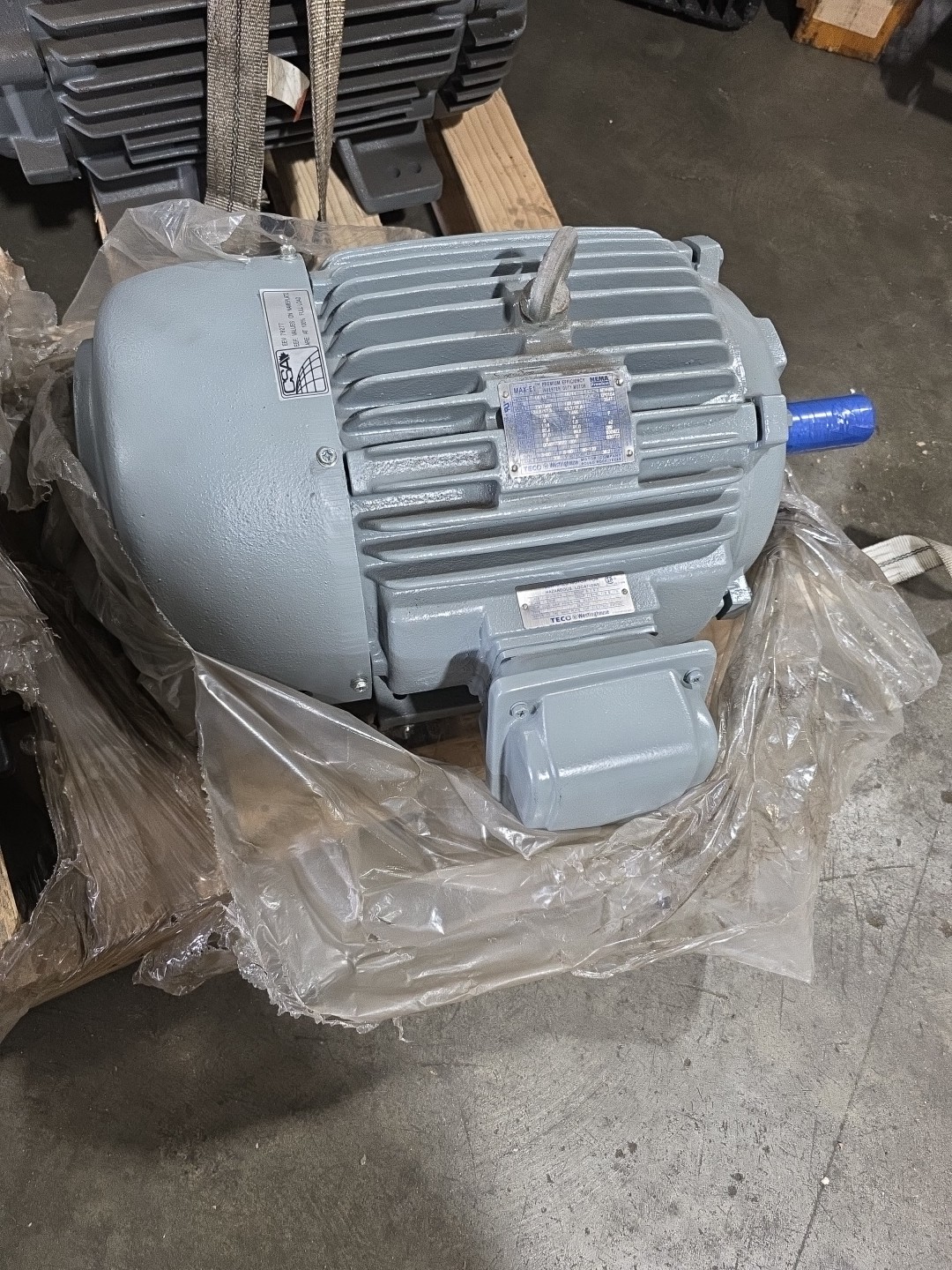 NEW TECO 15 HP FOR HAZ LOCATIONS / EP0154 230/460 VOLT 1765 RPM 254T FRAME