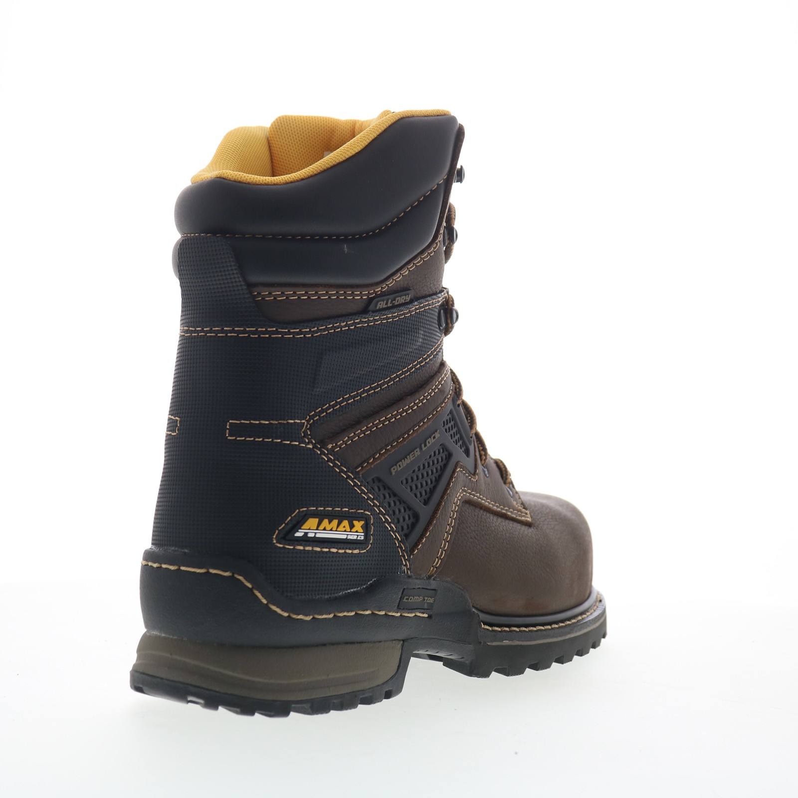 Avenger A-Max Dozer 8 – Composite Toe WP EH PR SR Mens Brown Wide Work Boots