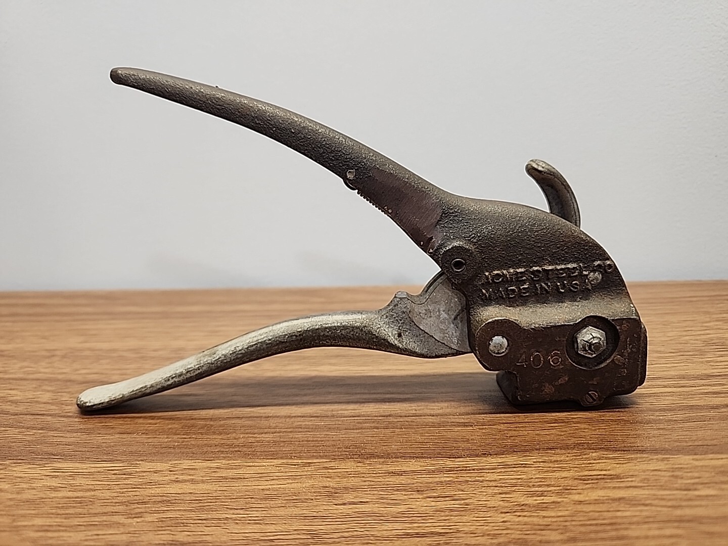 Vtg Acme Ratcheting Banding Strapping Tool USA C3388F Acme Steel Co Pistol Grip