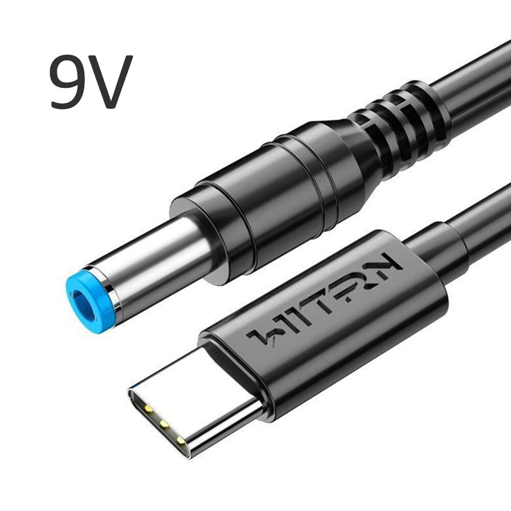 USB C Type-C 9V/12V/15V/20V 5.5×2.5mm Converter Cable Power Adapter for Laptop
