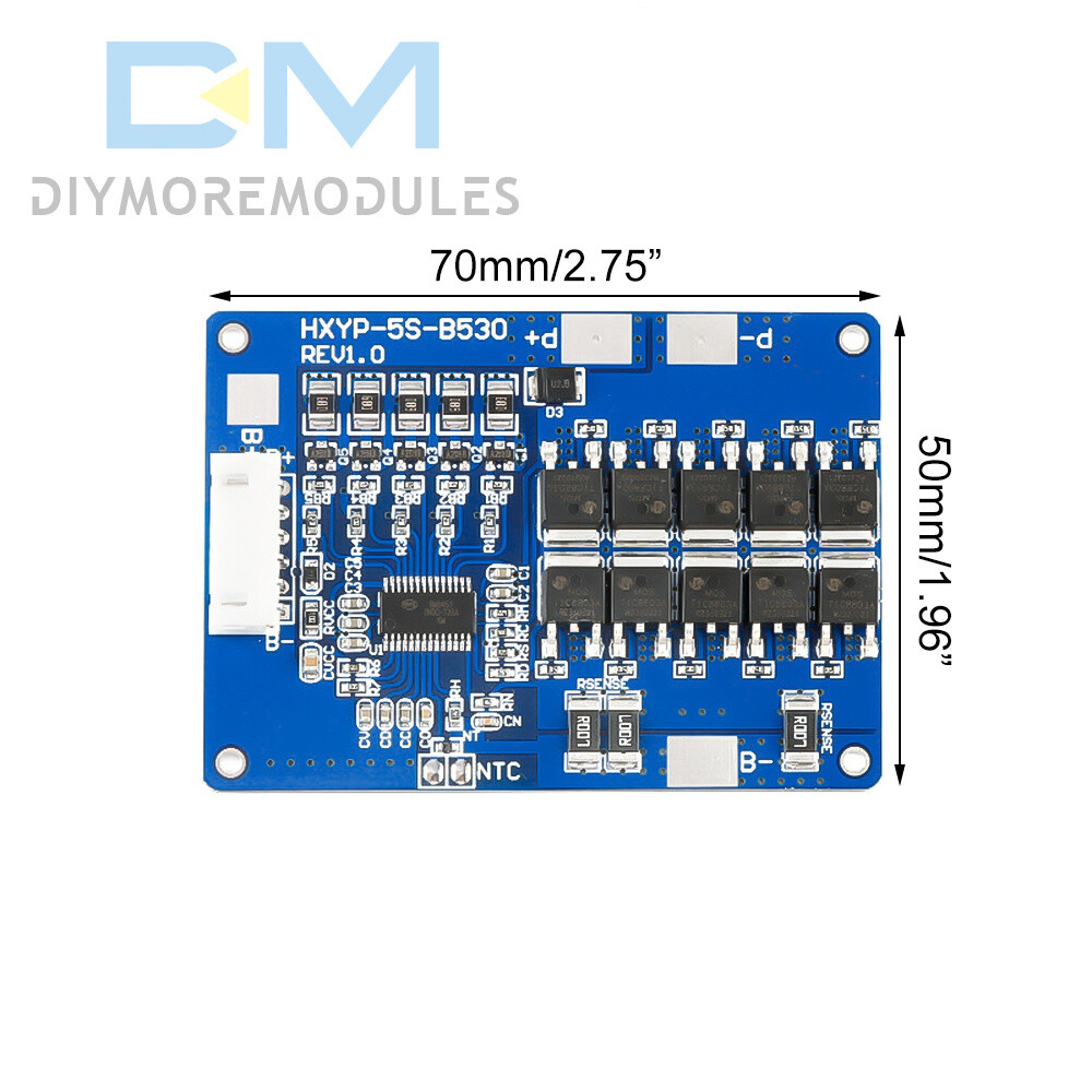 5S Li-Ion Lithium Battery Charger BMS Balance Protection Board 30A 45A 18650 New