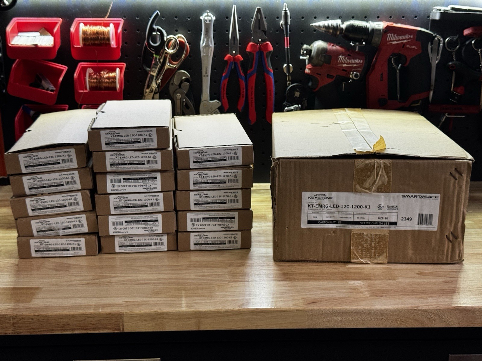 Keystone KT-EMRG-LED-12C-1200-K1 LED Emergency Back-up Driver Kit, NEW!!
