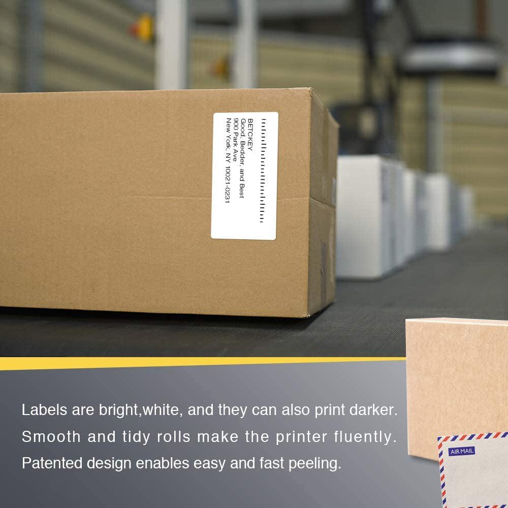 4X2 Direct Thermal 750 Labels Per Roll 4″X2″ For Zebra LP ZP GX LP2844 GC420T