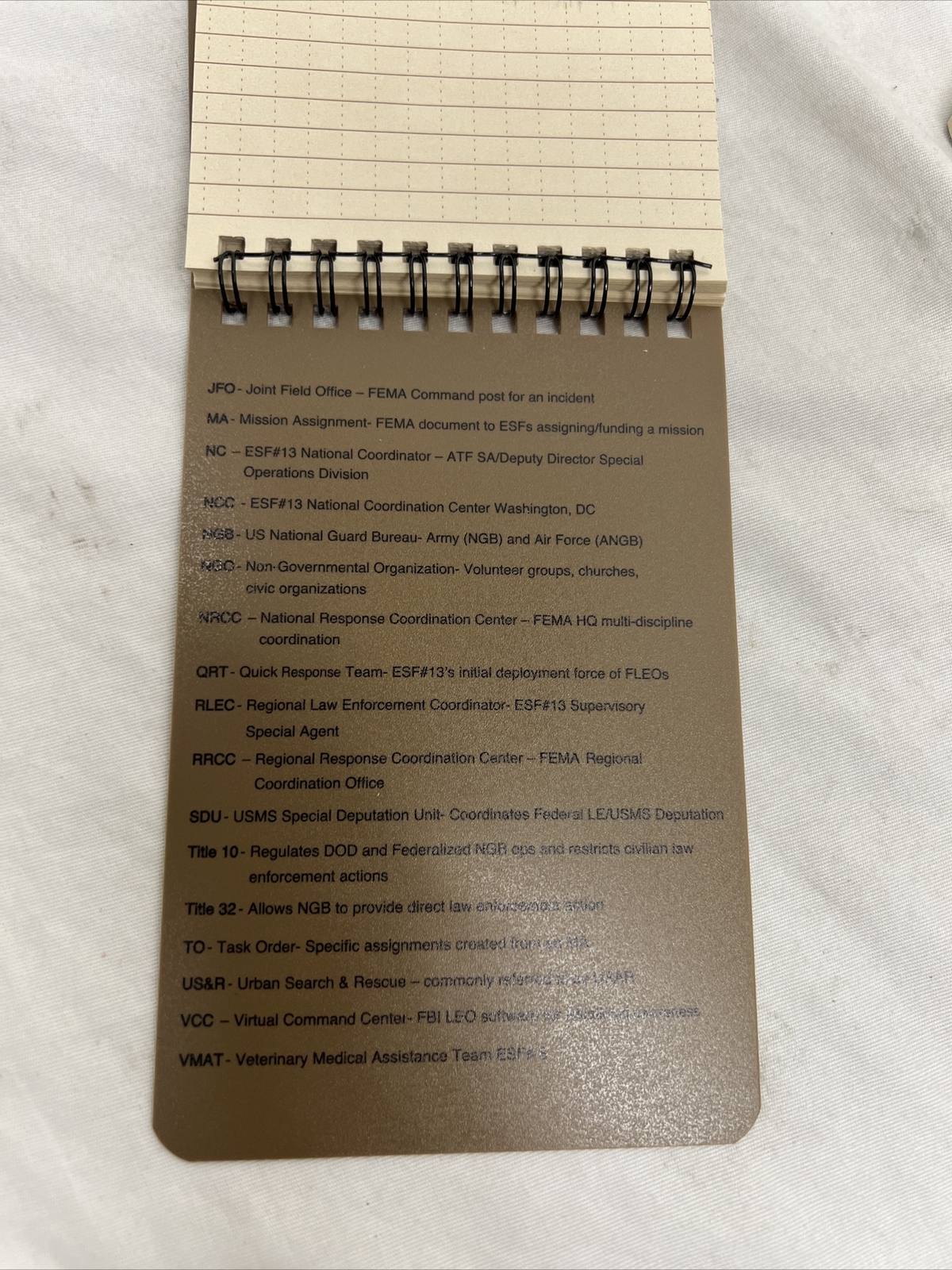 Top Spiral Notebook Rite in the Rain 4″ x 6″ Tan Cover 3 Pack ESF 13 Branch