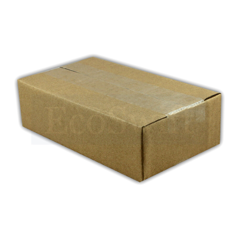 1-Box 7x4x2 EcoSwift Cardboard Packing Moving Shipping Box Corrugated Carton