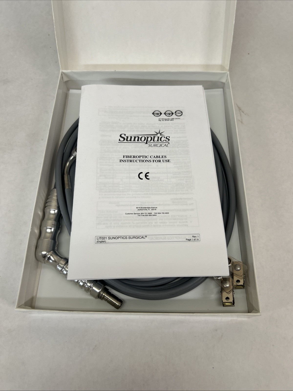 E1325 Sunoptics Surgical Fiber Optic Cable SG-0088