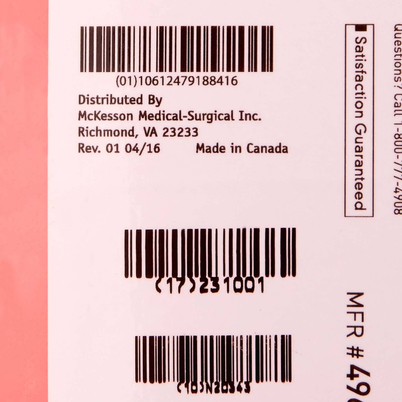McKesson Ultrasound Gel Pink 5 Liter Jug 4962 (4 per Case)