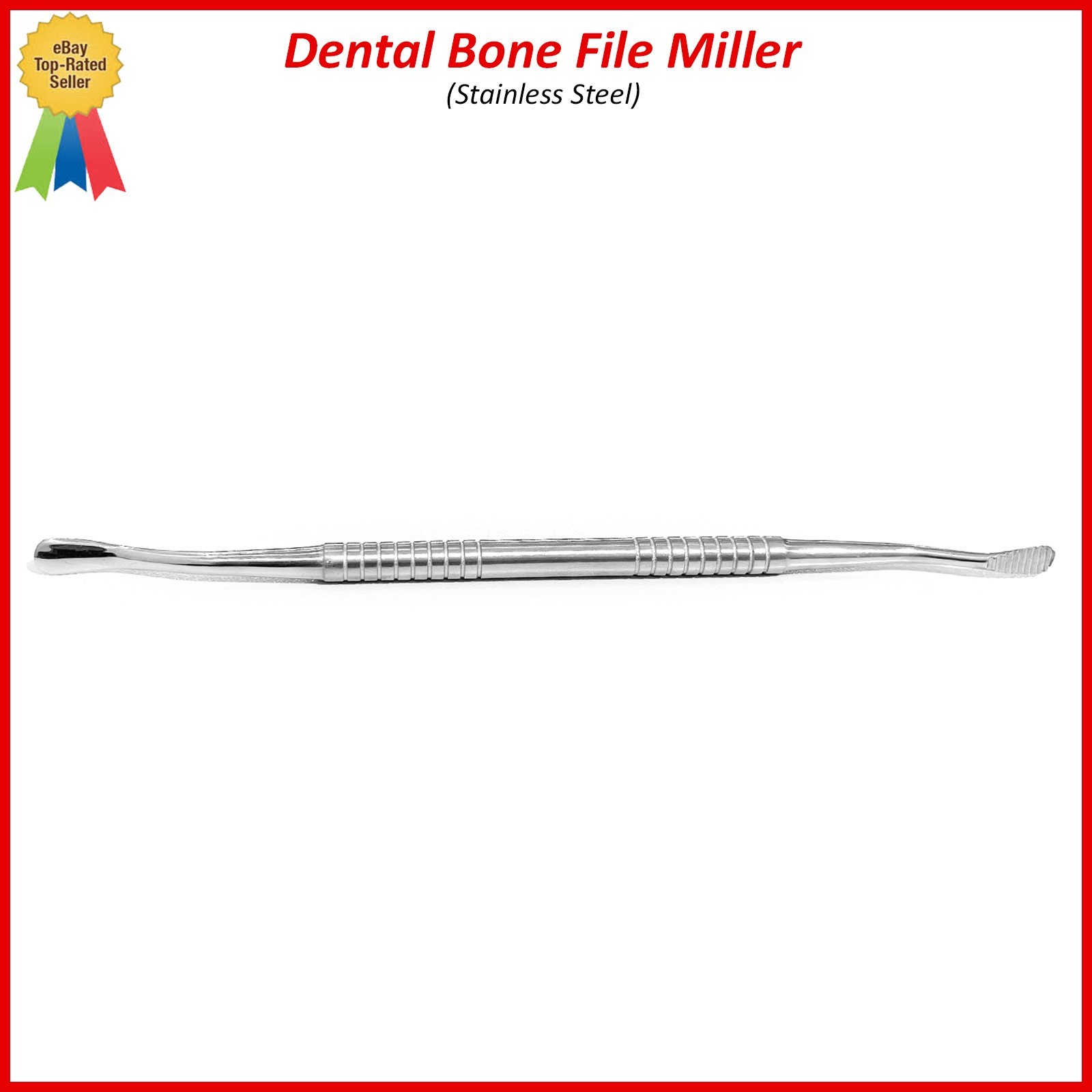 Dental Bone File Miller Filler Cross-Cut-Straight Shaping Surgical Instrument CE