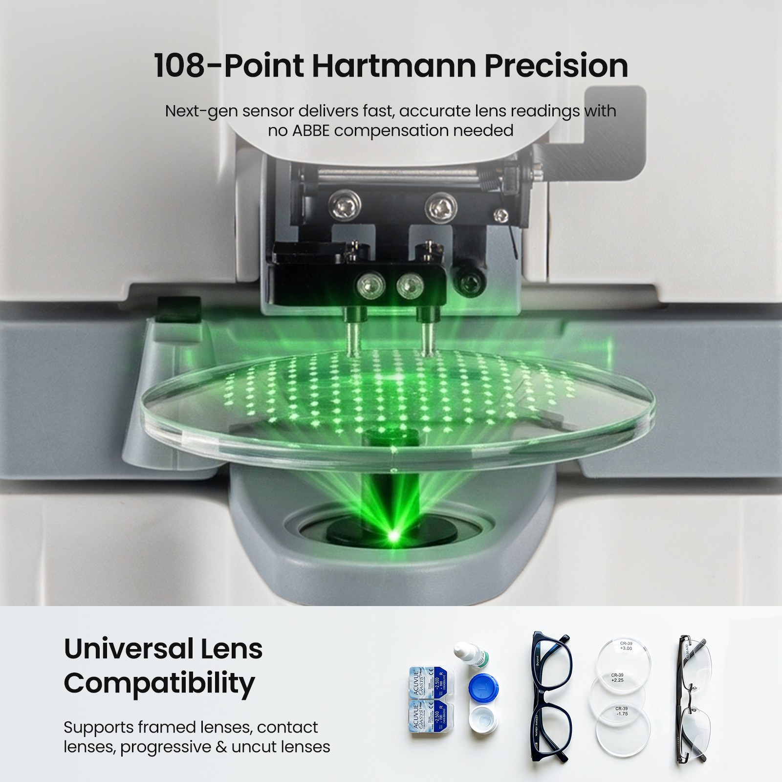 Multi-function Auto Lens Meter Touch Screen Uv Pd Printing Focimeter Lensometer