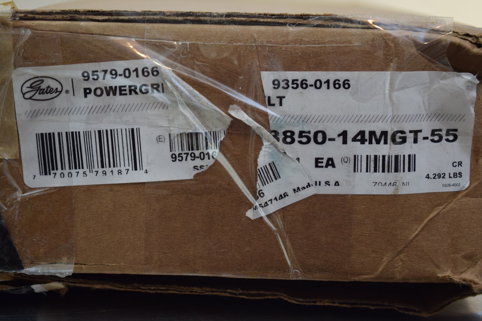 Gates 3850-14MGT-55 PowerGrip GT 4 Timing Belt, 275 Teeth, 14mm Pitch – USA NEW