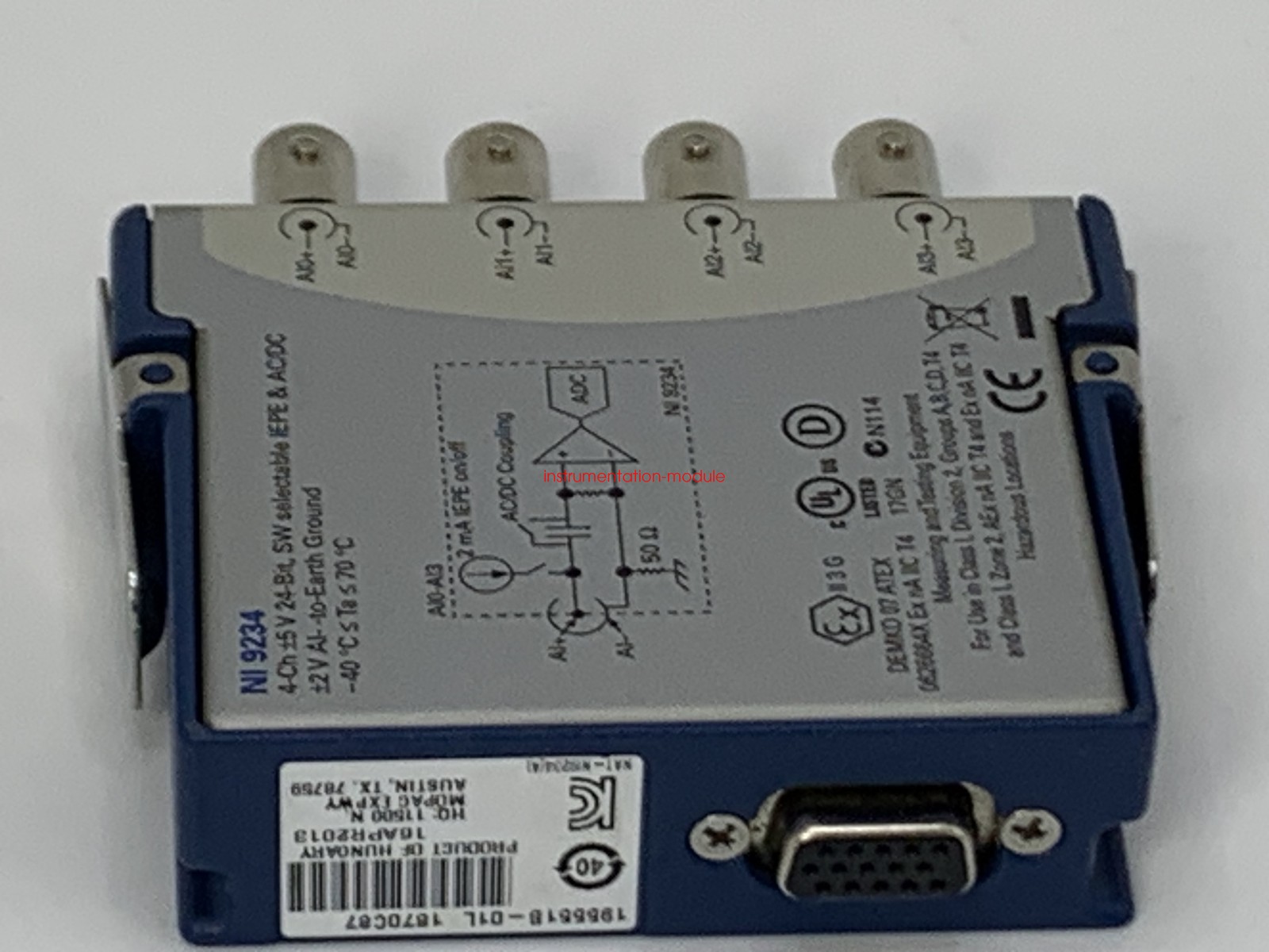 Used National Instruments NI-9234 Sound and Vibration Input 779680-01