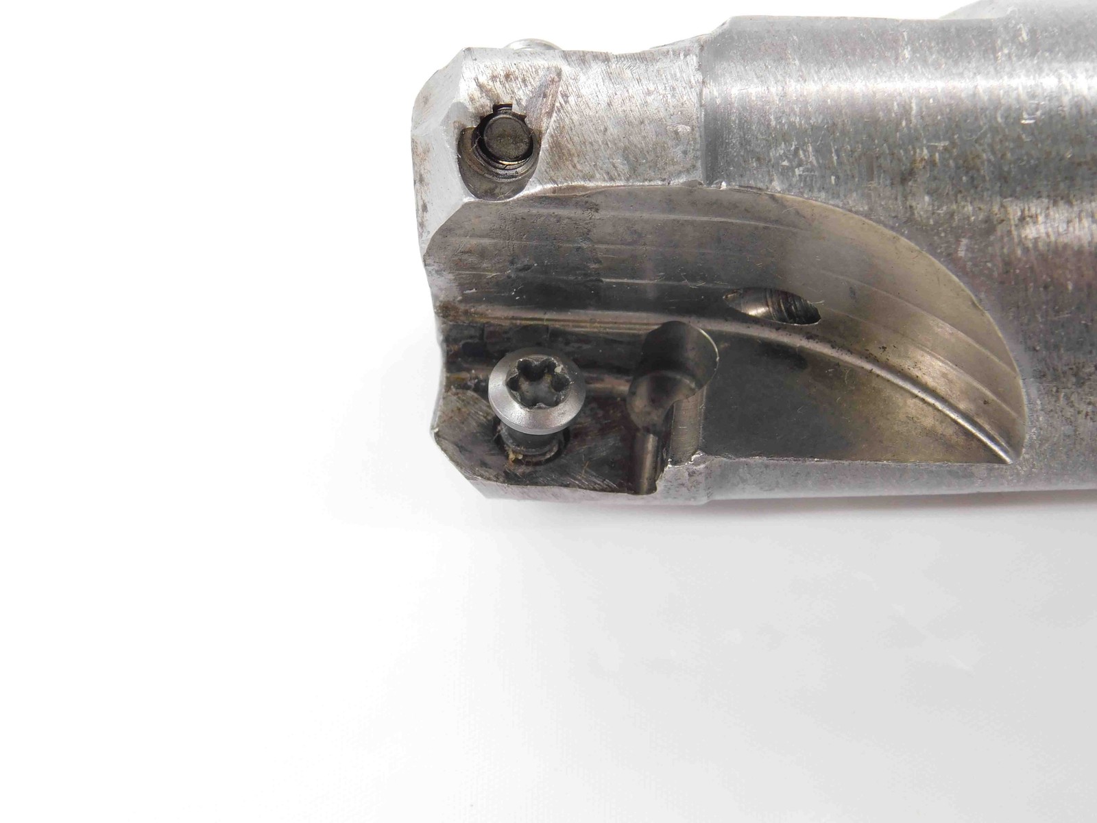 1 1/4 DIA. 4 7/16 OAL COOLANT THRU INDEXABLE END MILL 1 1/4 SHANK 3 FLUTE 1.25