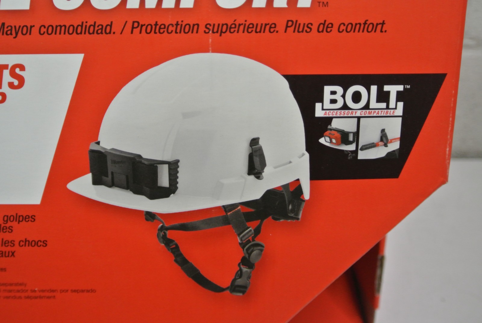 For Milwaukee 48-73-1337 Gray BOLT Front Brim Helmet – Type 2, Class E