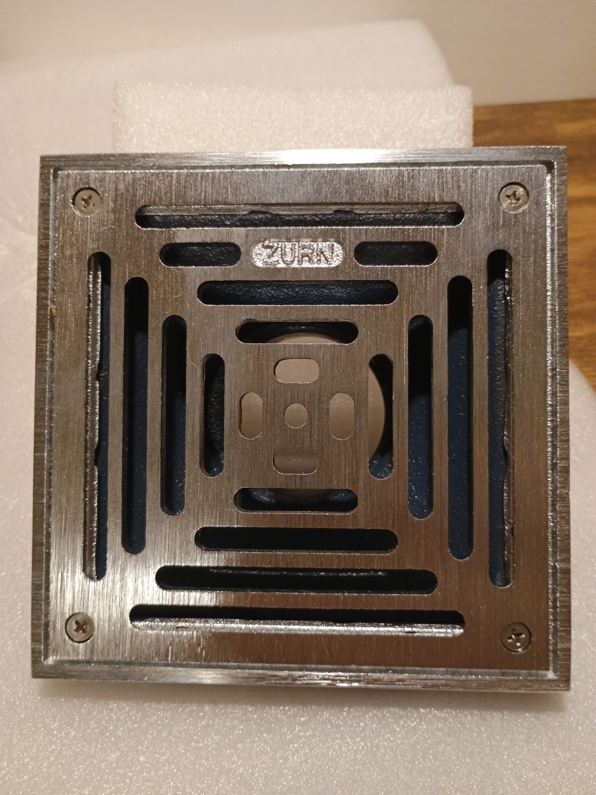 Zurn Z461 6″ Heavy Duty Square Modular Floor Drain