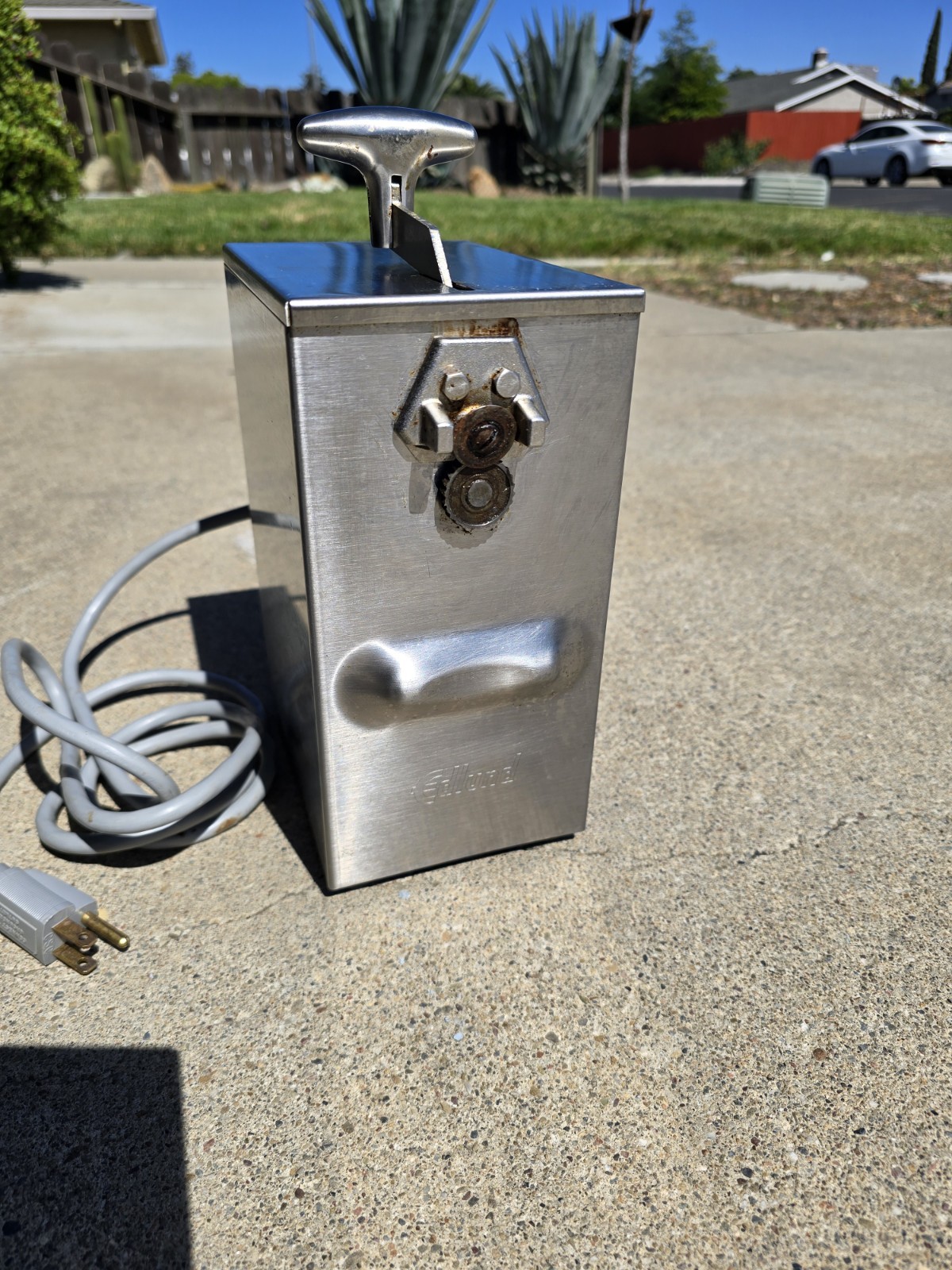 Edlund 266 Electric Can Opener Series 2 Industrial Kitchen Table Top Restaurant