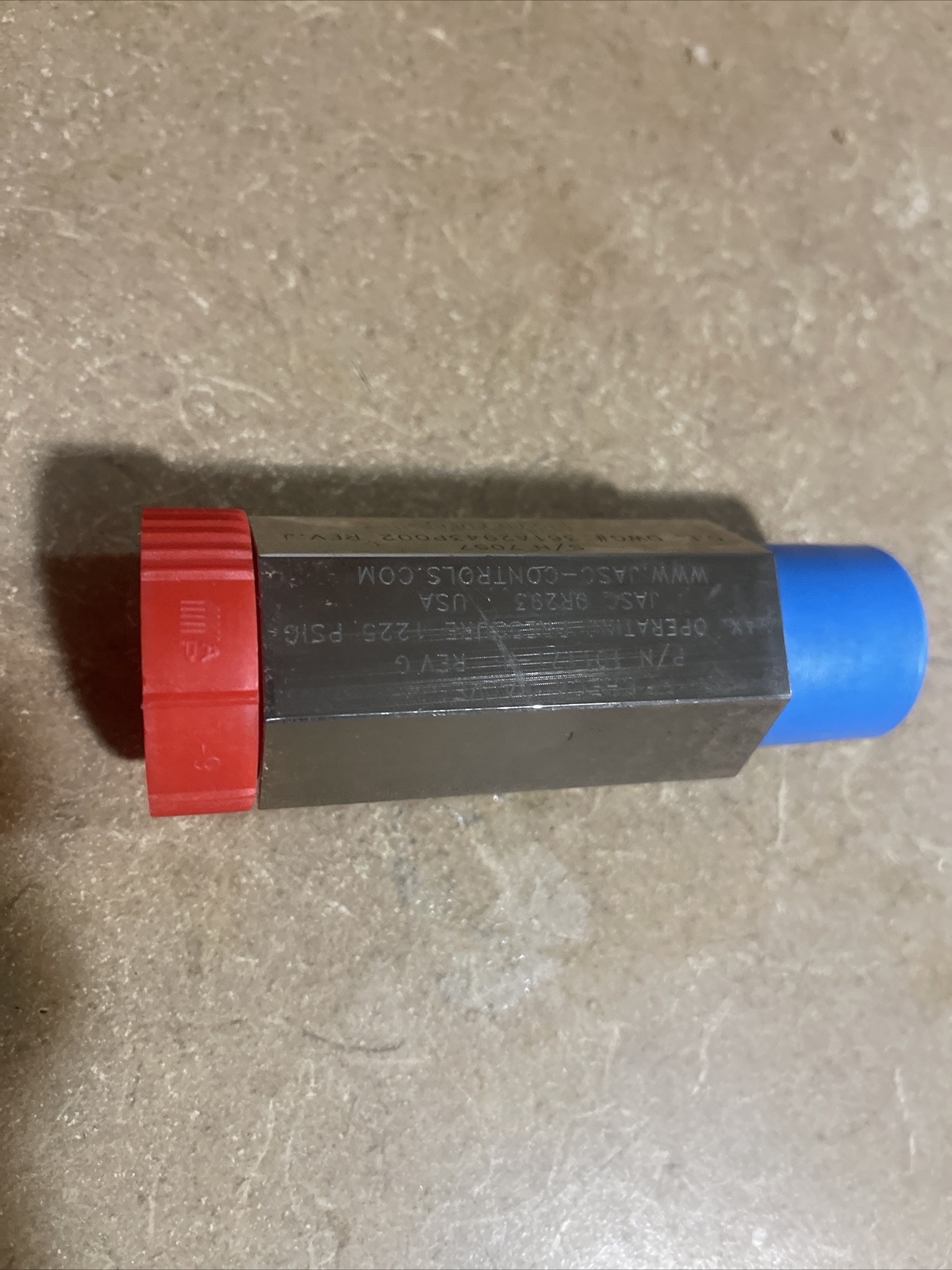 JASC CHECK VALVE (P/N: 101171-1