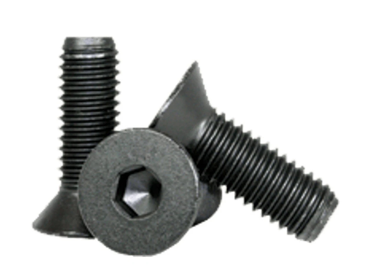 QTY. 30 3/8-16 x 1-1/4″ Flat Head Socket Cap Screws Grade 8 Steel Black Oxide