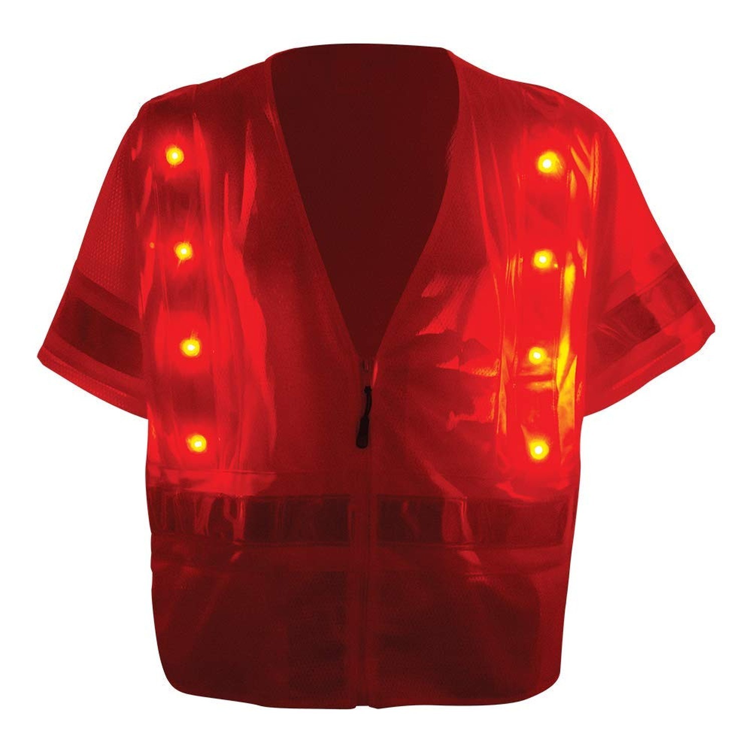 Global Glove unisex-adult Led Safety Vest 3X-Large Hi-vis Yellow