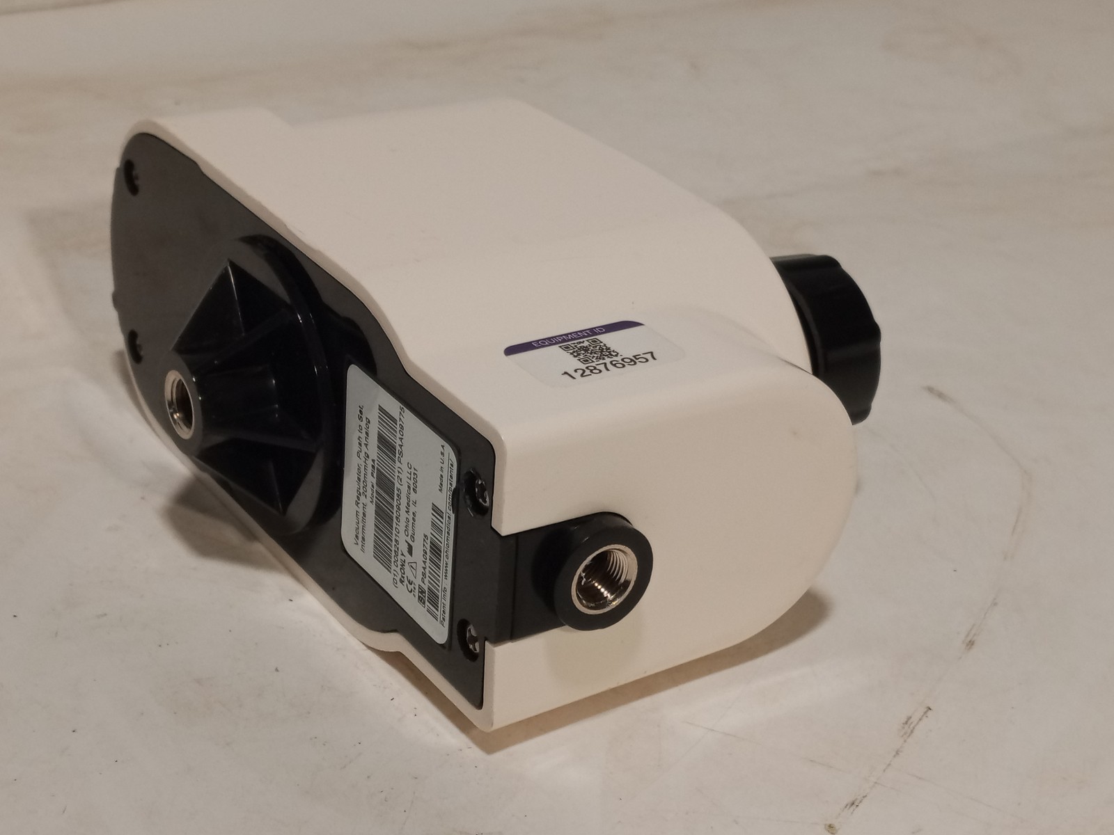 Ohio Medical P18A vacuum regulator intermittent 200mmHg analog as shown