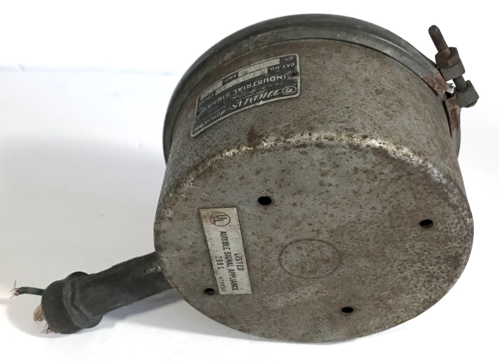 VINTAGE THOMAS INDUSTRIAL SIGNAL SIREN 115 VOLTS N-8741 UNTESTED