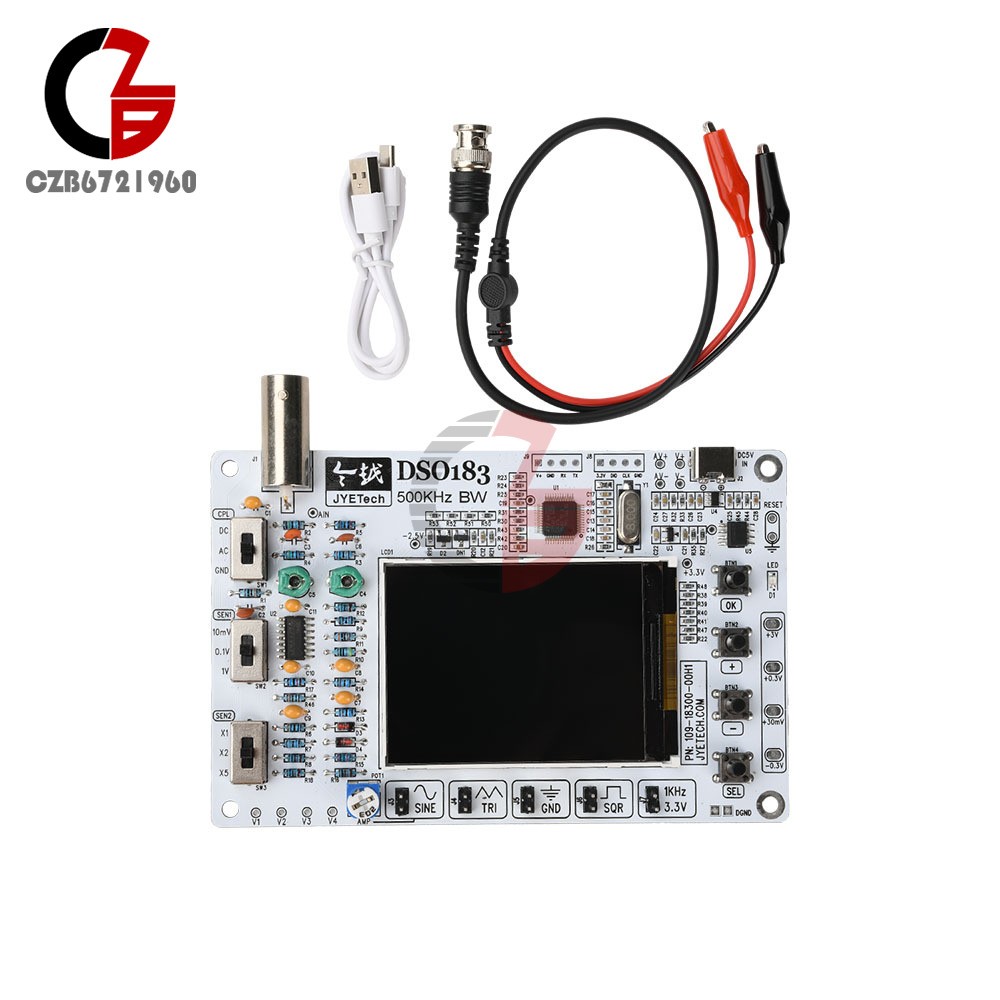 DIY Electronic Kit DSO183 Digital Oscilloscope Teaching Practical Kit 0-500KHz