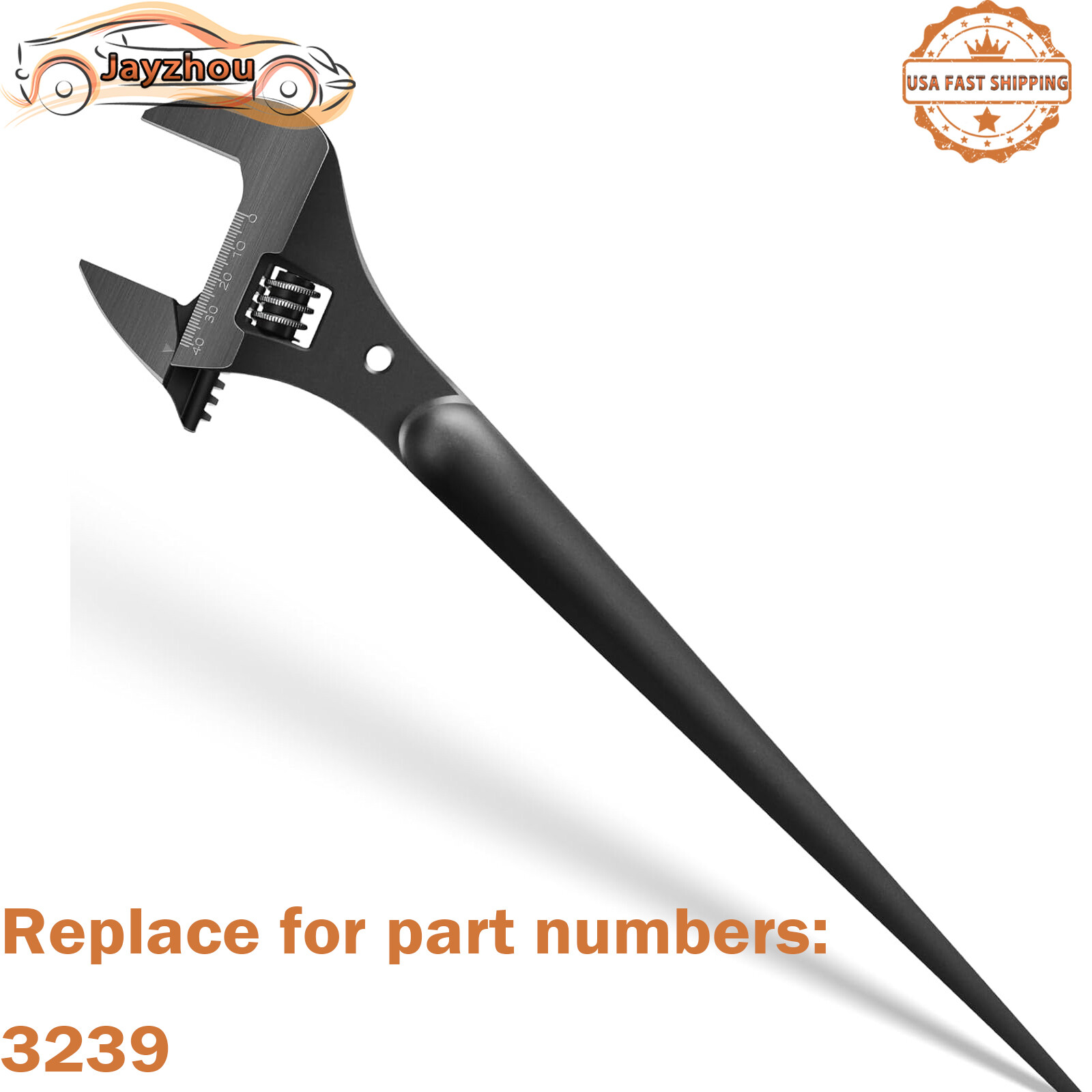 3239 Adjustable Spud Wrench 16-Inch Length, 1-5/8 Wrench Opening