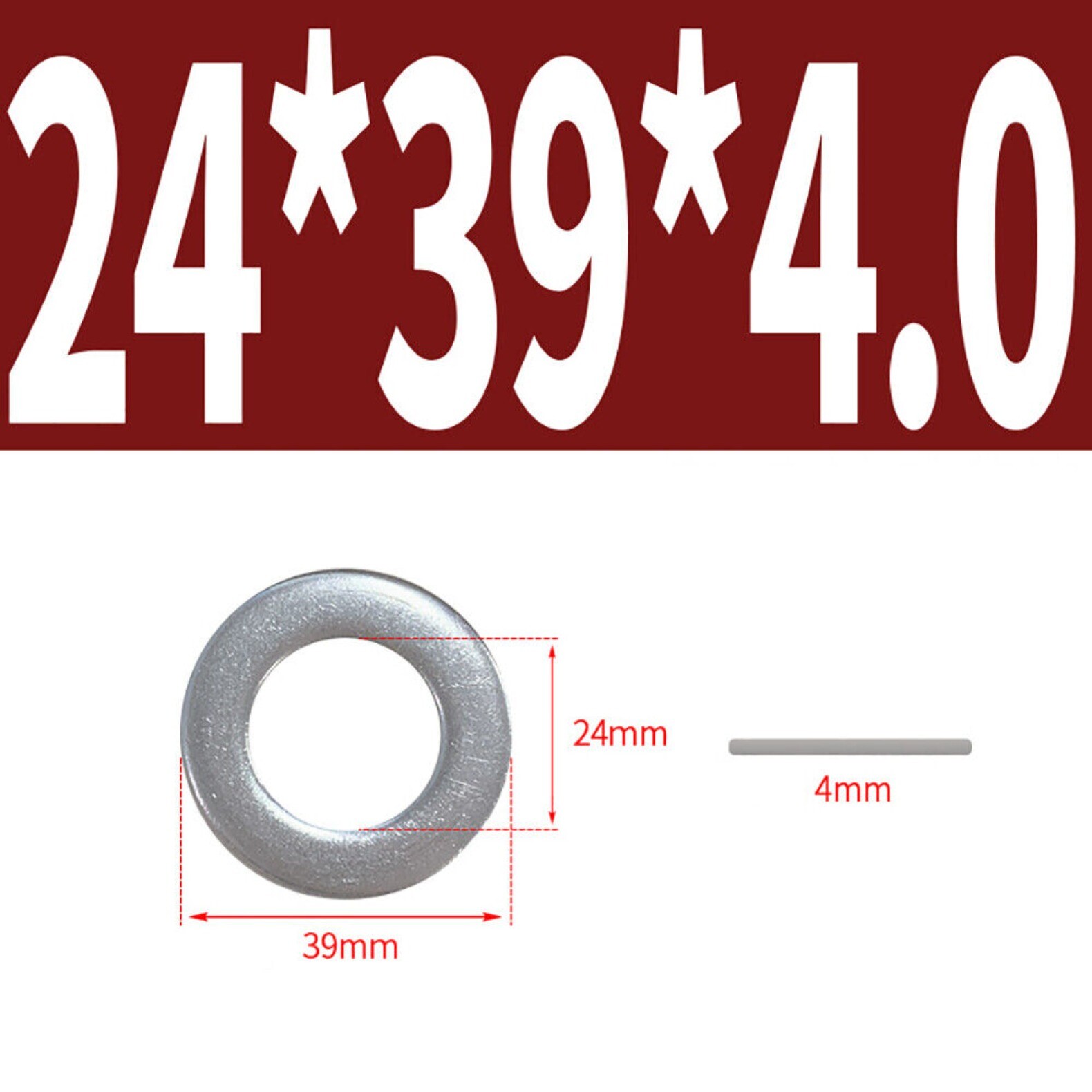 M2-M24 Flat Washers Marine Grade A4 Stainless Steel Thick Ultra Gasket DIN 9021