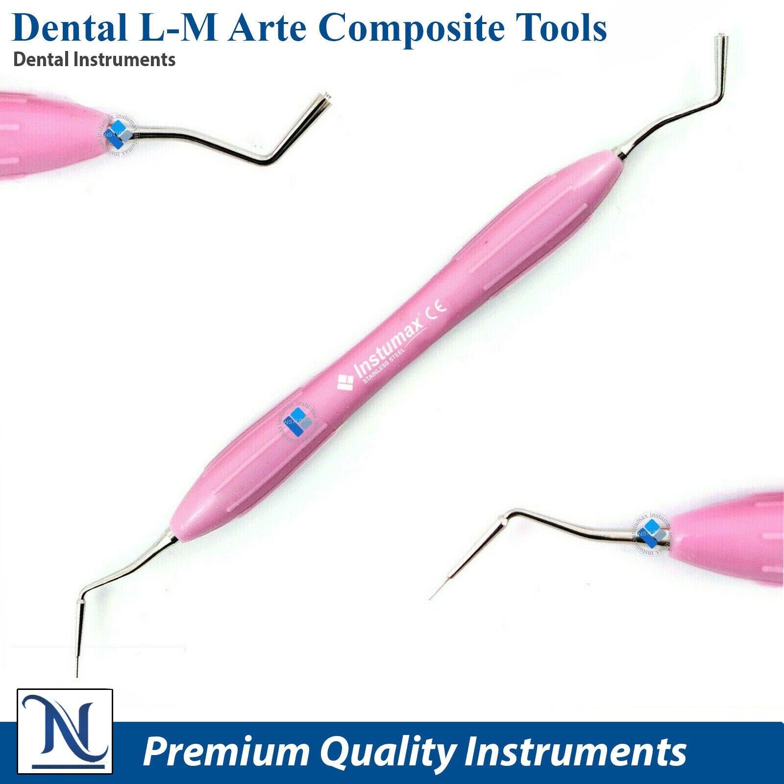 10Pcs Set Dental Composite Filling Instruments Silicone Handle Restorative Tools