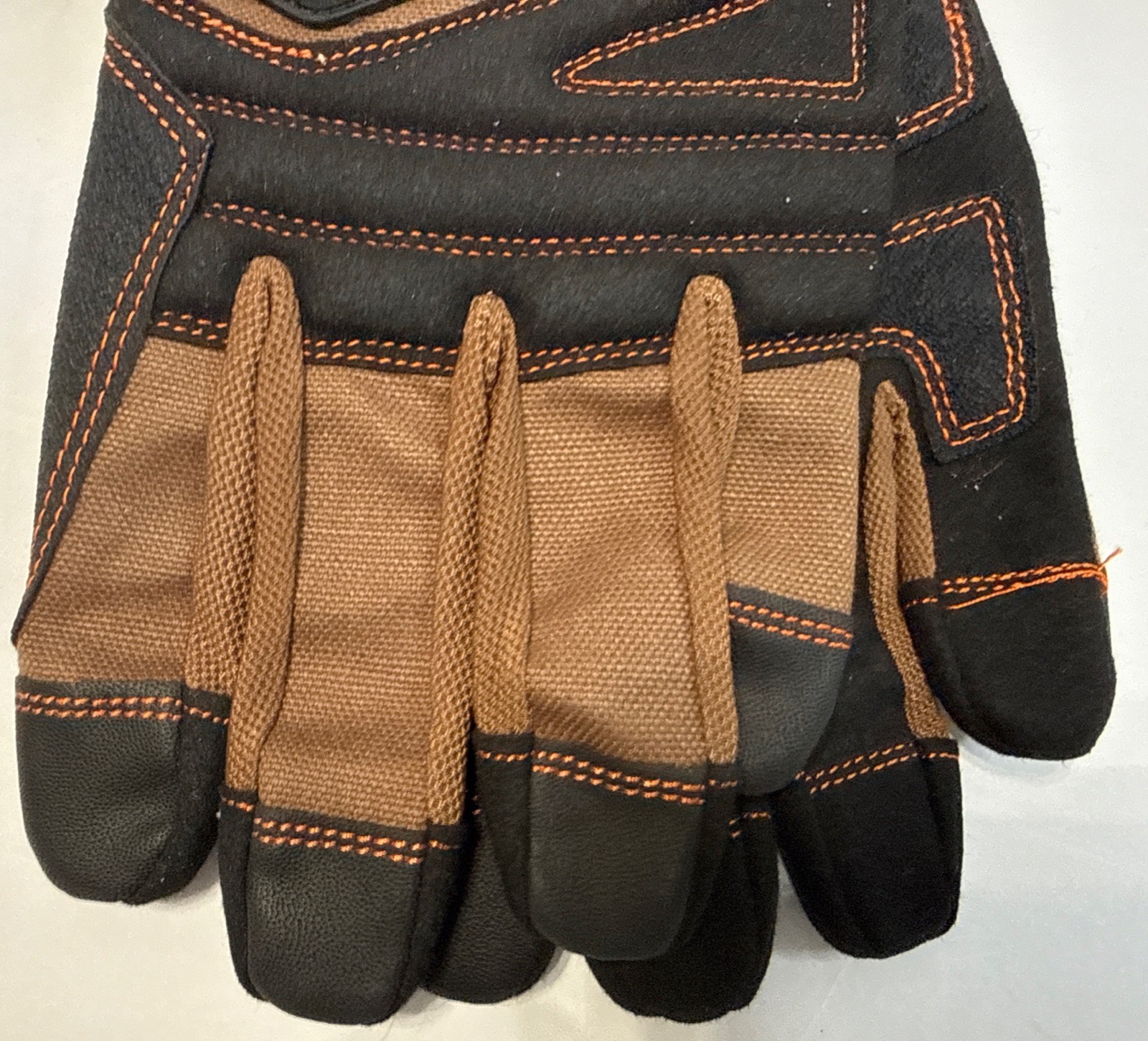 Trade Master Firm Grip Size Large Tough Working Gloves Heavy Duty Impact Protect