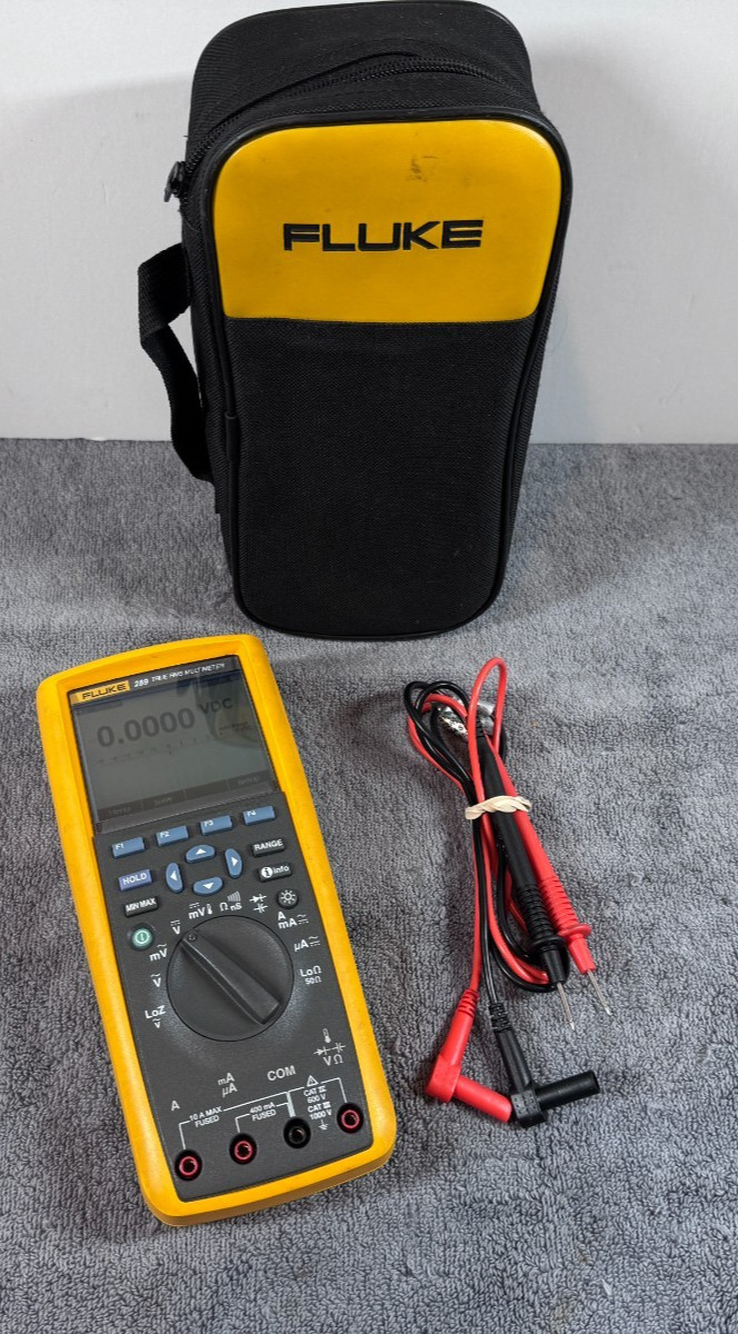 Fluke 289 True RMS Industrial Multimeter w/ Leads and Pouch