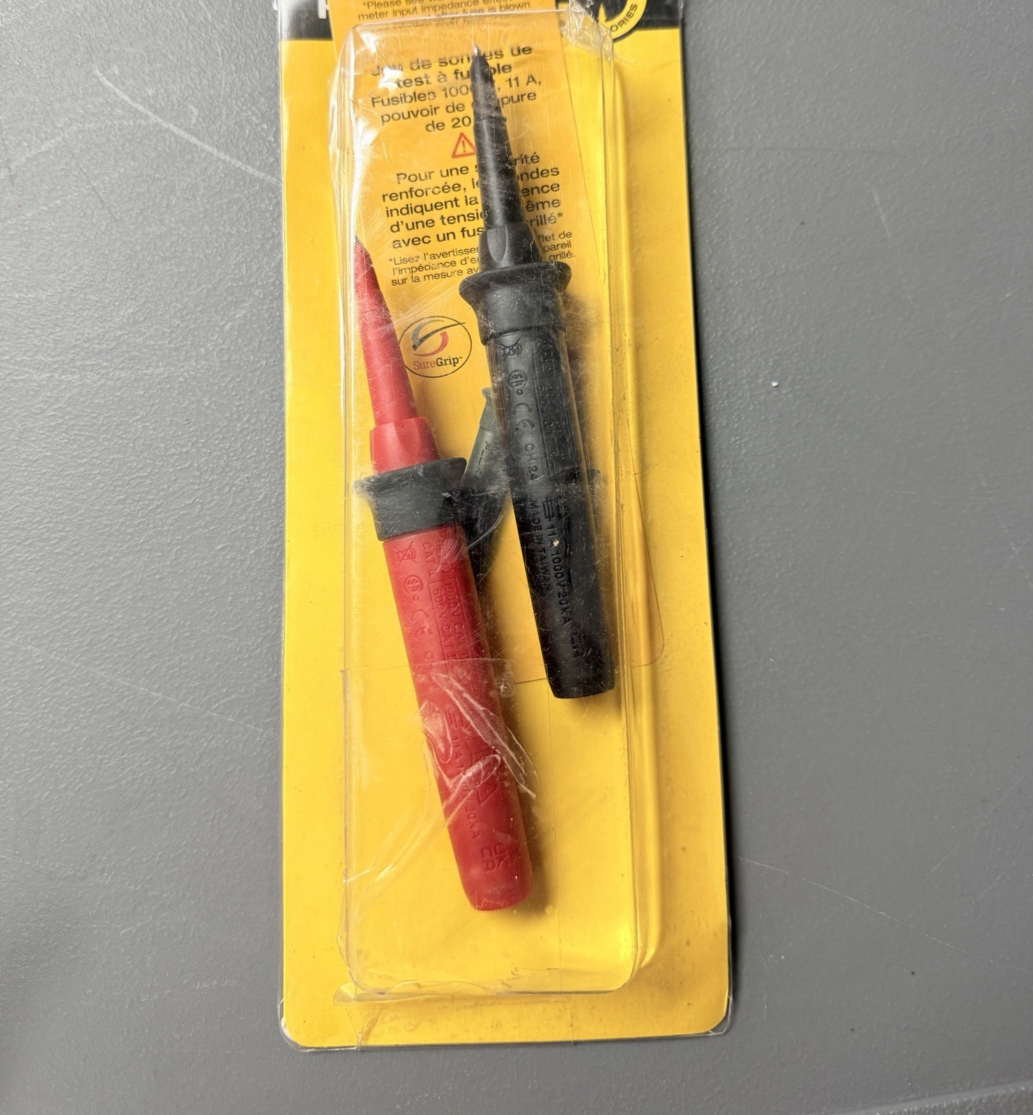 Fluke Ftp-1 Fused Test Probe With Leads, Cat Iii 1000V, Cat Iv 600V, Shrouded