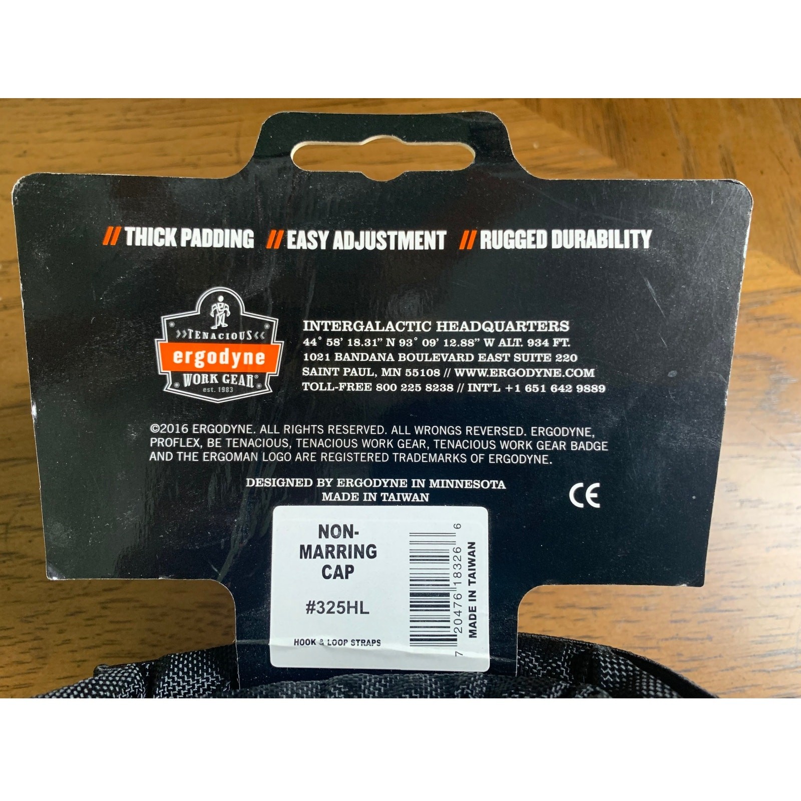 Ergodyne ProFlex 325HL Non-Marring Knee Pads Tan Cap