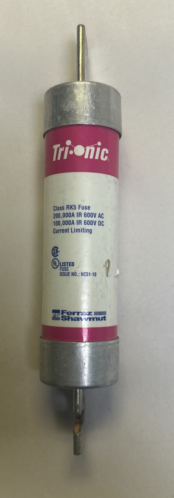 FERRAZ SHAWMUT,TRS125R,TIME DELAY FUSE 125A 600V