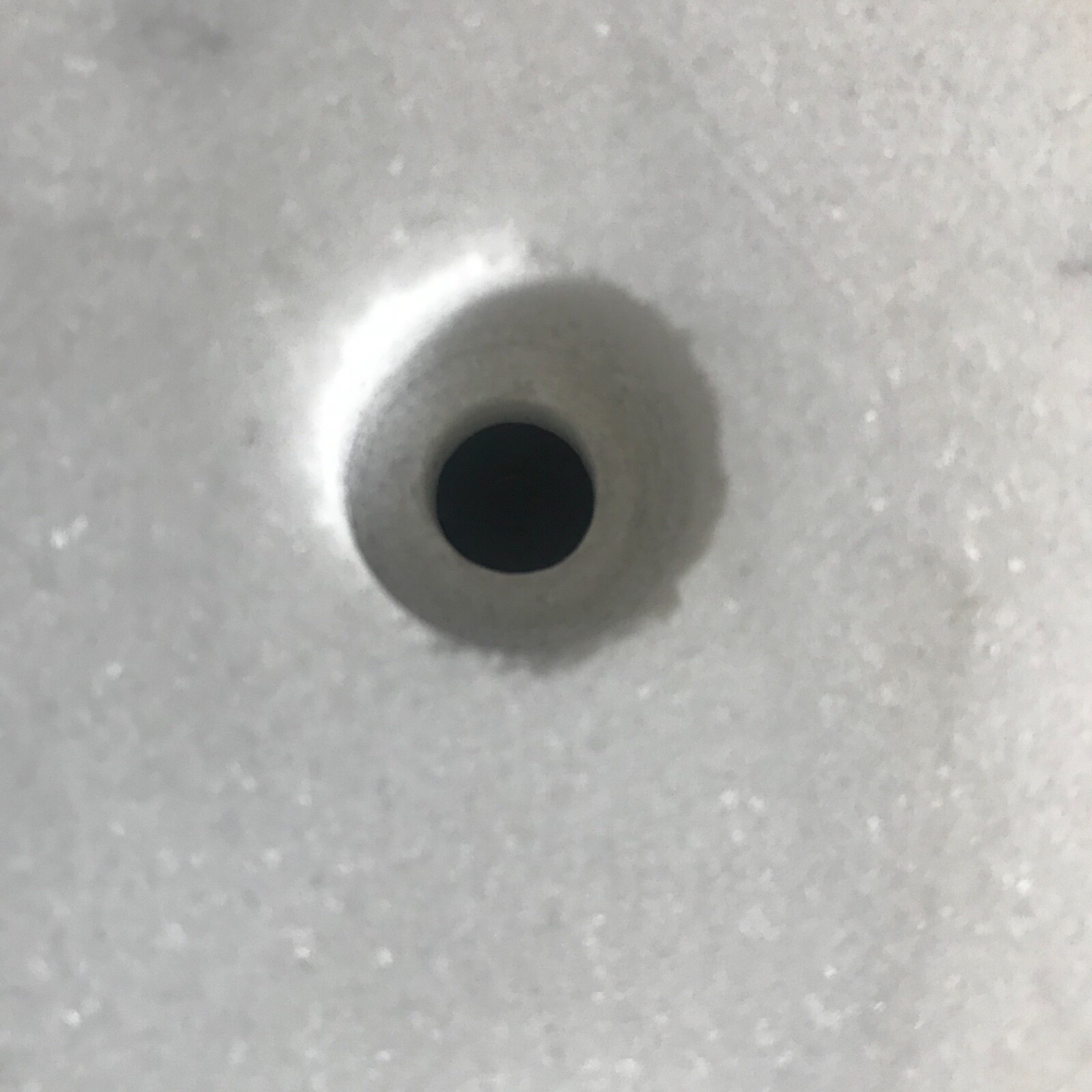 22 Count – 3X3x1 Marble Bases Trophy Bases Countersunk Holes White w/ Gray Veins