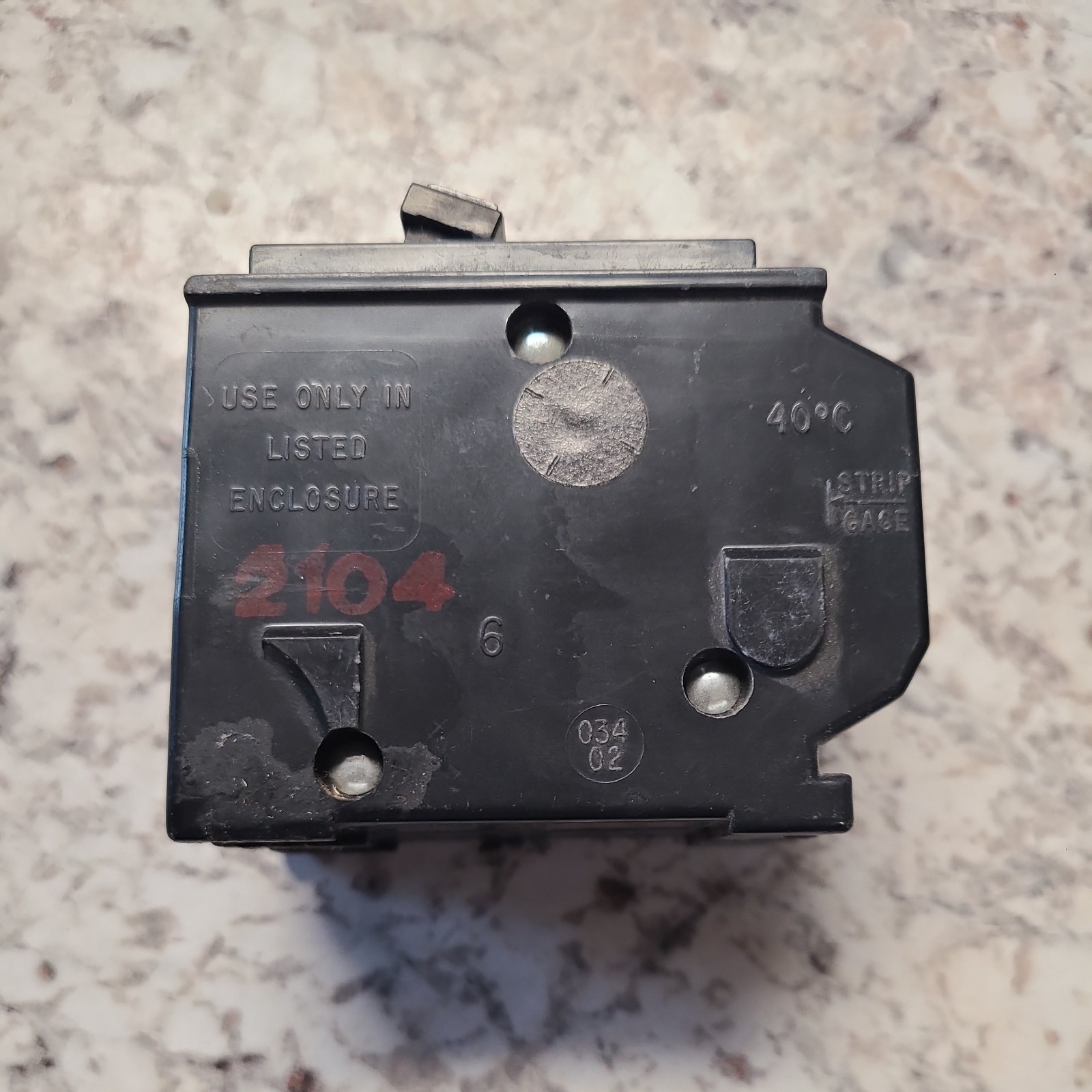 UL Square D Circuit Breaker 2-Pole 40 Amp 120/240 Volt AC
