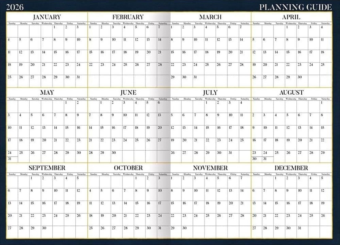 Lang American Cat ● 2026 Monthly Pocket Planner ● [New] ● 4-1/2″ x 6-1/2″