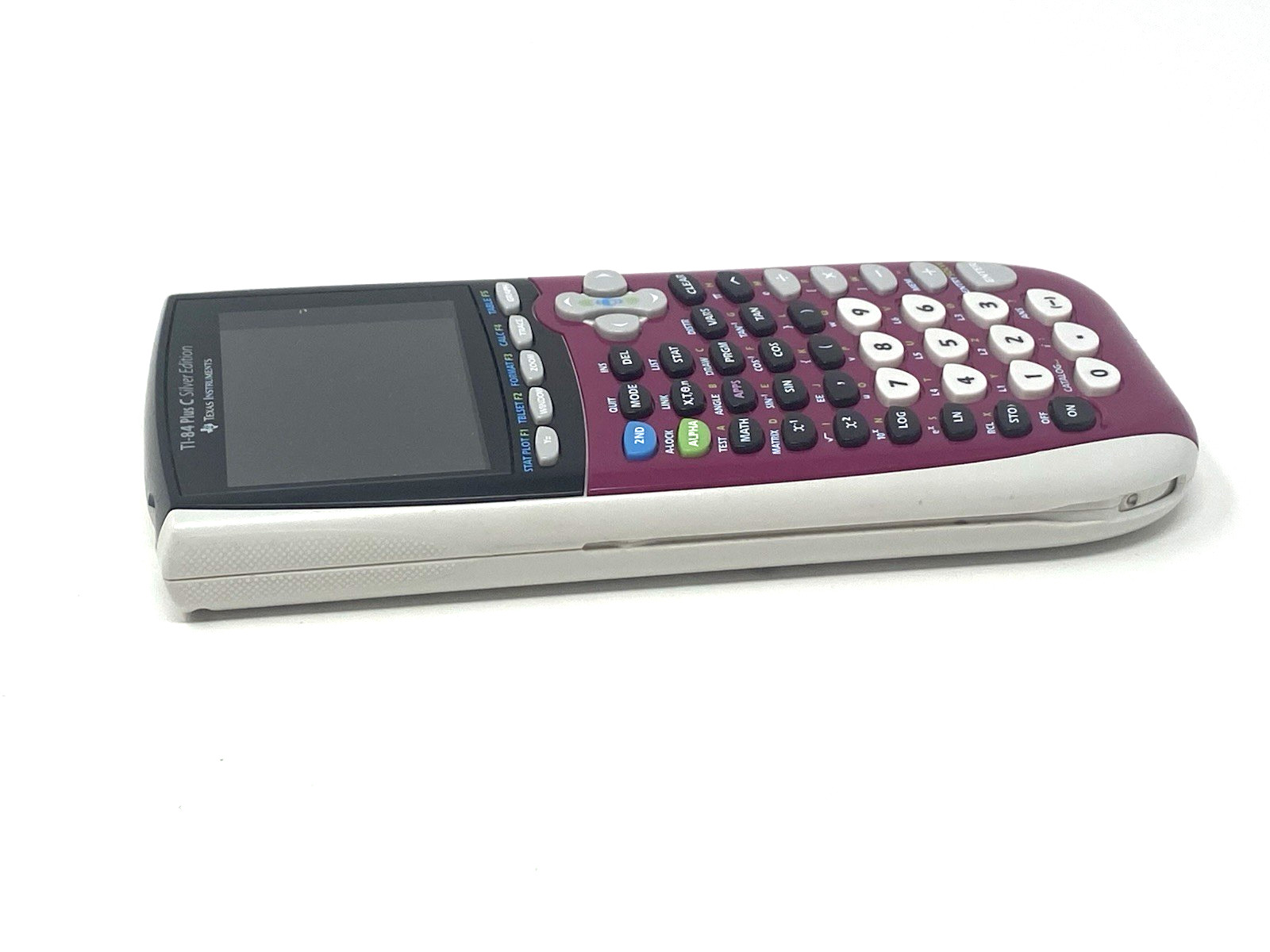 TI-84 Plus C Silver Edition Pink Graphing Calculator W/ Brand NEW BATTERY!