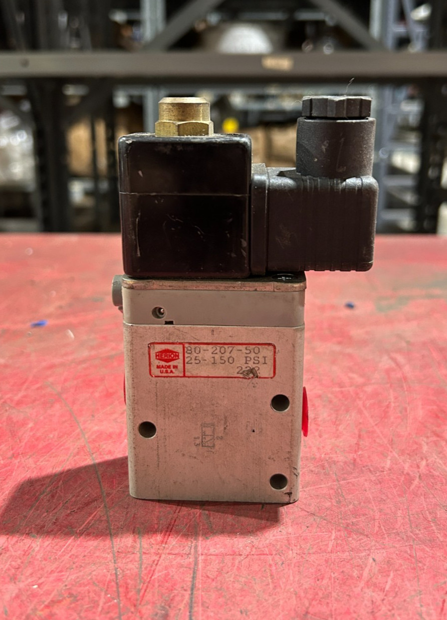 NEW HERION SOLENOID VALVE 80-207-50 25-150 PSI 0246