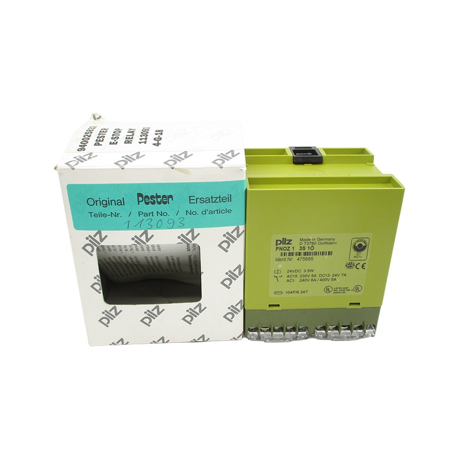 PILZ PNOZ13S1O 475695 24VDC NSMP