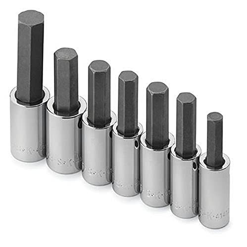 SK Tools 41427 1/2″ Drive, 7 Piece, Hex Bit Socket Set Metric
